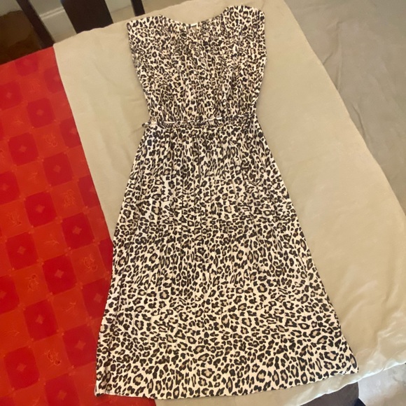 H&M slip on leopard dress - Picture 1 of 5
